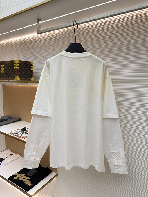 アクネストゥディオズ ACNE GYM ダメージロゴフェイクツーピース長袖シャツ