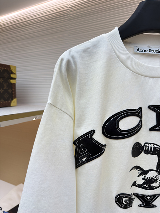 アクネストゥディオズ ACNE GYM ダメージロゴフェイクツーピース長袖シャツ