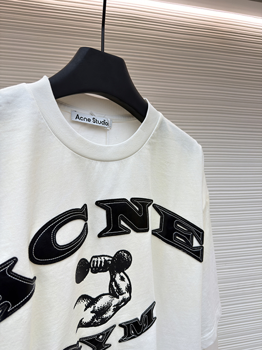 アクネストゥディオズ ACNE GYM ダメージロゴフェイクツーピース長袖シャツ