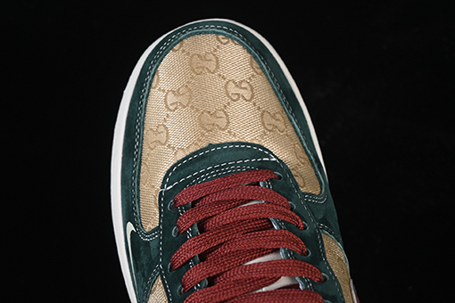 グッチ Nike Air Force 1'07 Low X Gucci コラボレーションローカットカジュアルスニーカー