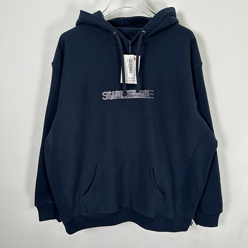 シュプリーム SUPREME × SWAROVSKI FW25 MOTION LOGO HOODED ラインストーンファントムフード付きスウェットシャツ