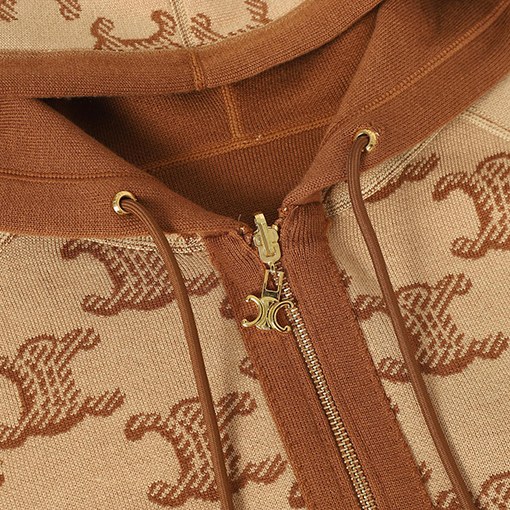 セリーヌコピー 新しいリレディースバーシブルフードジャケット