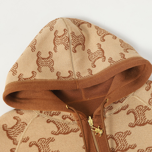 セリーヌコピー 新しいリレディースバーシブルフードジャケット