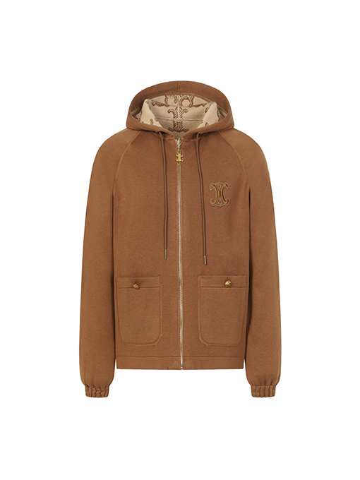 セリーヌコピー 新しいリレディースバーシブルフードジャケット