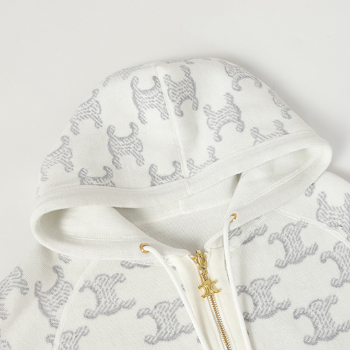 セリーヌコピー 新しいリレディースバーシブルフードジャケット