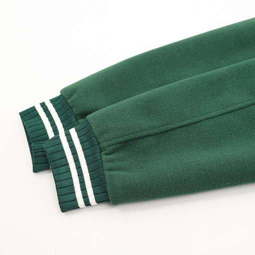 セリーヌ 大きなCのパッチワーク刺繍りベースボールジャケット