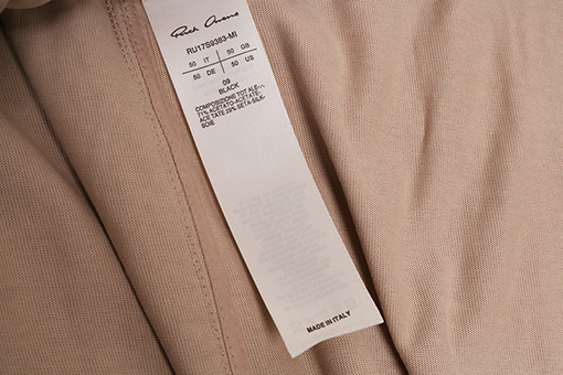 リックオウエンス ファラオの刺繍入り肖像コート