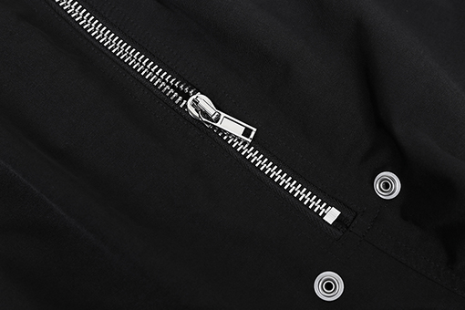 リックオウエンス ジッパー付きストレートレッグパンツ