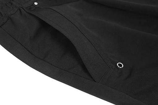 リックオウエンス ジッパー付きストレートレッグパンツ