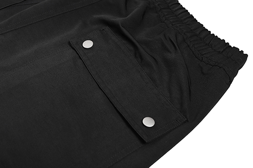 リックオウエンス ジッパー付きストレートレッグパンツ