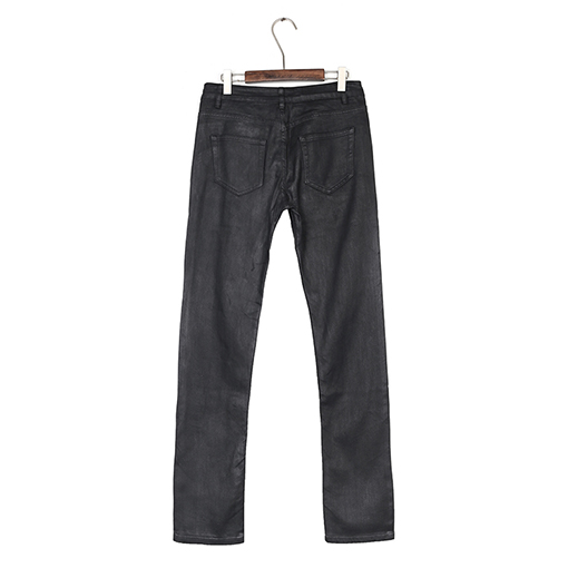 リックオウエンスコピー ベーシックなコーティングウォッシュジーンズ