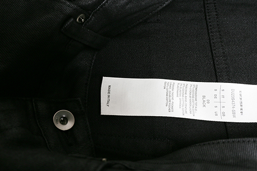 リックオウエンスコピー ベーシックなコーティングウォッシュジーンズ