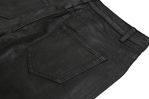 リックオウエンスコピー ベーシックなコーティングウォッシュジーンズ