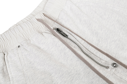 リックオウエンス ジッパー付きワイドレッグストレートパンツ