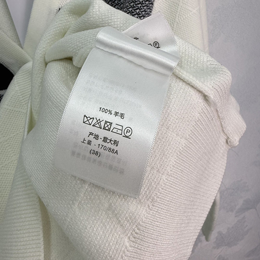 ディオール 新作 カナージュ柄 Vネック 長袖カーディガン