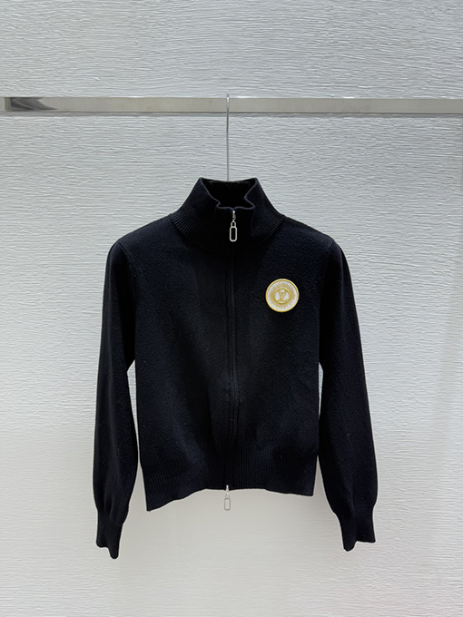 ルイヴィトン 新作ジップアップニットカーディガン
