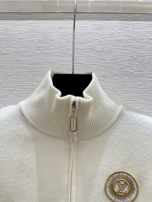 ルイヴィトン 新作ジップアップニットカーディガン