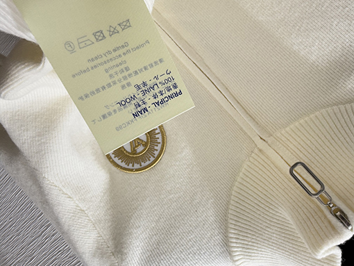 ルイヴィトン 新作ジップアップニットカーディガン