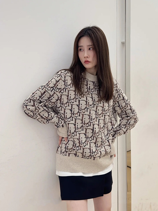 ディオールコピー モノグラムクルーネックセーター