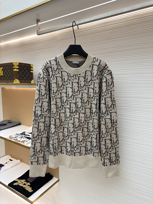 ディオールコピー モノグラムクルーネックセーター