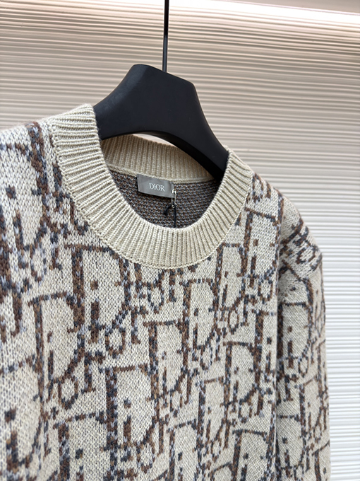 ディオールコピー モノグラムクルーネックセーター