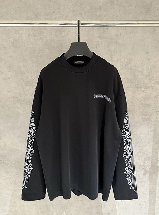 クロムハーツスーパーコピー 人気のヘビーウェイト長袖スウェットシャツ