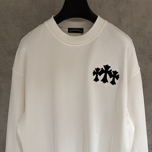 クロムハーツ 厚の刺繍スウェットシャツ