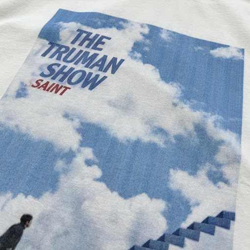 セントマイケル CTS-100 な 映画 へのオマージュトゥルーマン・ショーしたサンローラン限定ロングスリーブシャツ