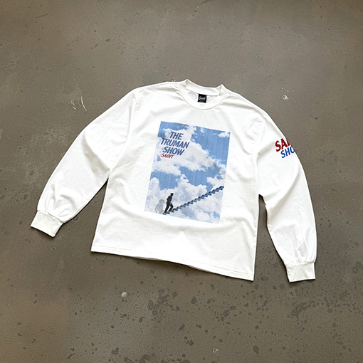 セントマイケル CTS-100 な 映画 へのオマージュトゥルーマン・ショーしたサンローラン限定ロングスリーブシャツ