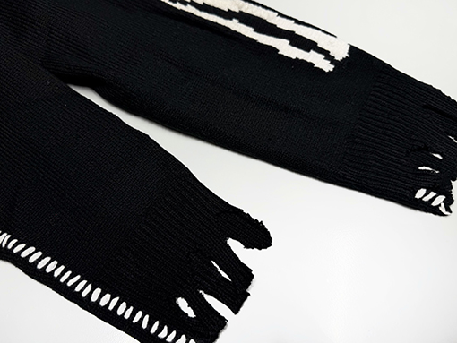 セントマイケル Vlone 破壊するをスケルトンがセーター