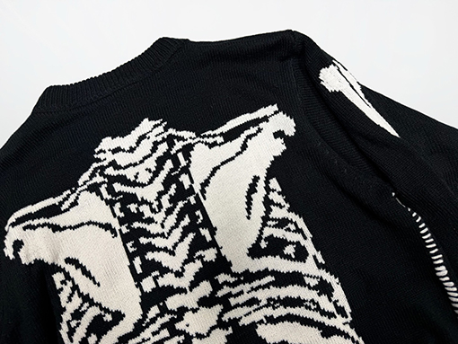 セントマイケル Vlone 破壊するをスケルトンがセーター