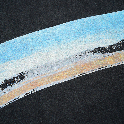 セントマイケル オーシャンブルースカイ アメリカンスタイル VTG ウォッシュダメージ長袖シャツ