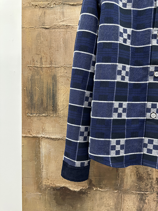 ルイヴィトン チェック柄フランネルシャツ