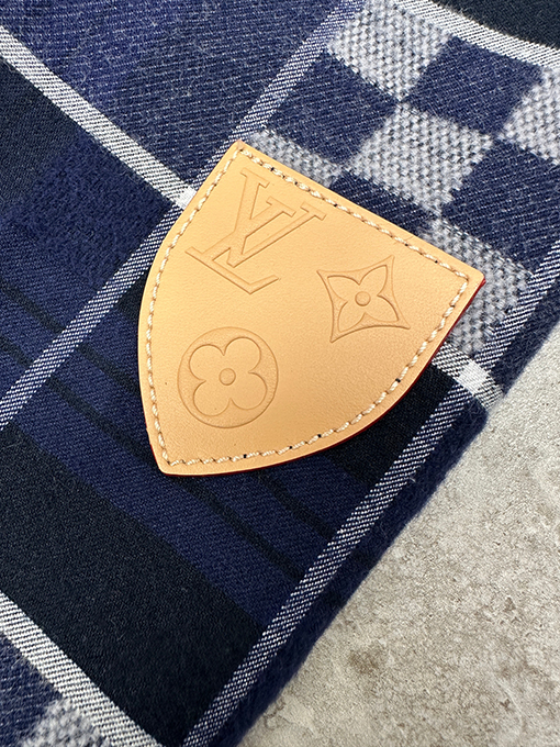 ルイヴィトン チェック柄フランネルシャツ