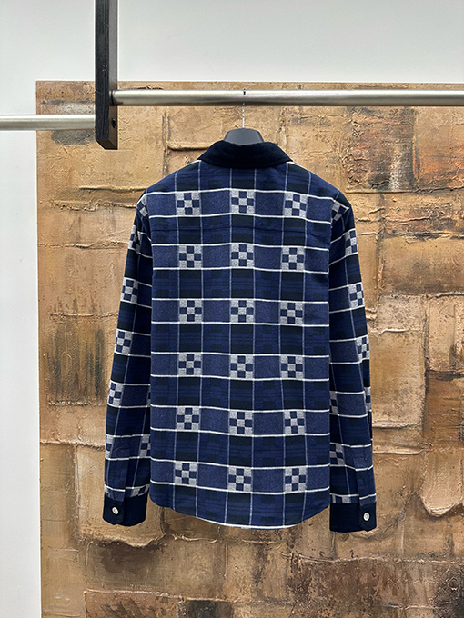 ルイヴィトン チェック柄フランネルシャツ