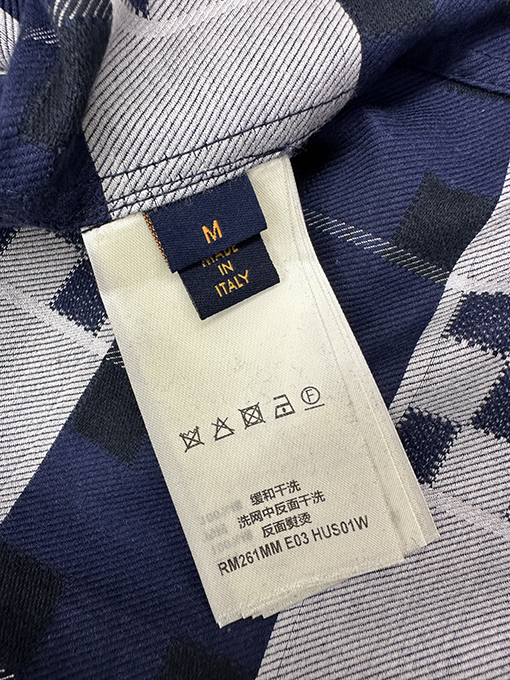 ルイヴィトン チェック柄フランネルシャツ