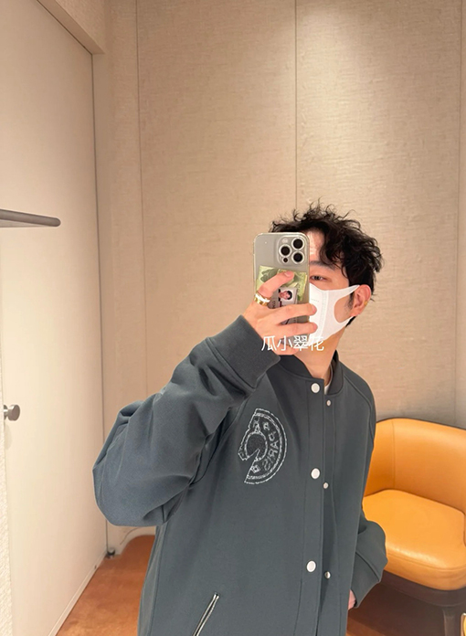 エルメススーパーコピー サドルタオル刺繍入りベースボールジャケット