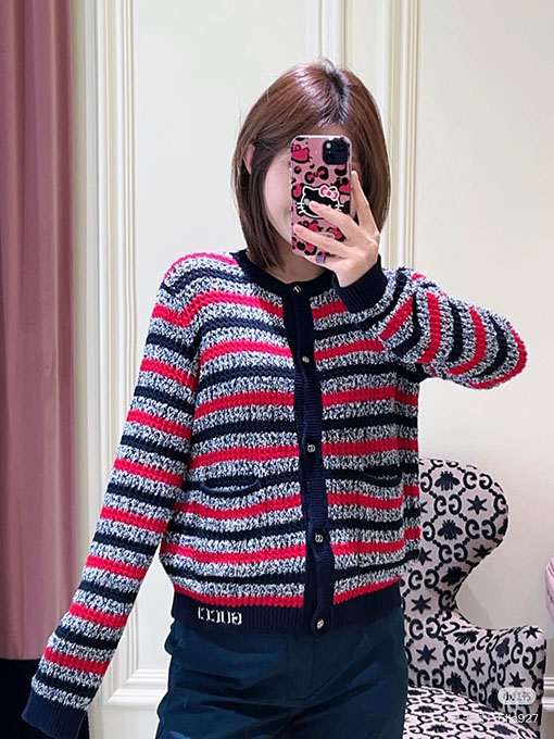 グッチスーパーコピー 新しいストライプニットコレクションカーディガン