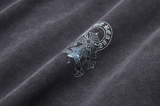 クロムハーツ クロスプリントレタークルーネックスウェットシャツ