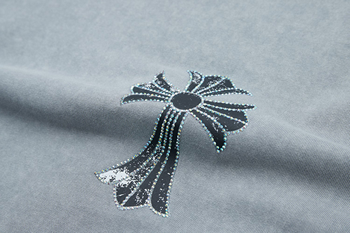 クロムハーツコピー 新モデルクロスプリントクルーネック長袖シャツ