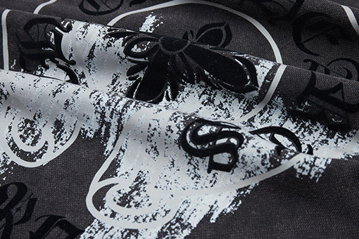 クロムハーツ 新作クロスプリントフロックレタークルーネックスウェットシャツ