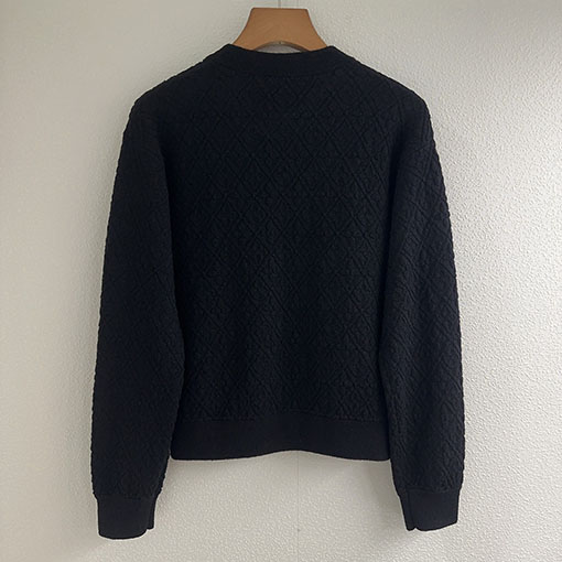 ルイヴィトン ジッパー付きジャカードニットカーディガン