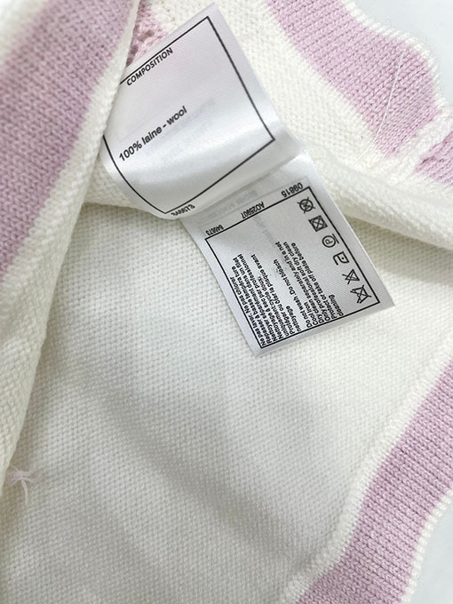 シャネル レディースダブルCのロゴとメタルバックルが付いたシャネルスタイルのカシミアニットカーディガン