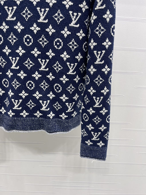 ルイヴィトンコピー 新しいレターロゴニットクルーネックセーター