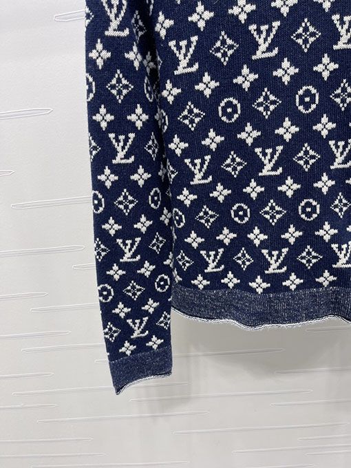 ルイヴィトンコピー 新しいレターロゴニットクルーネックセーター