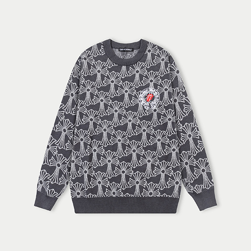 クロムハーツ 新しいクルーネックセーター