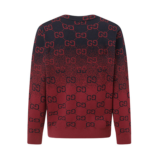 グッチ 新モデルロゴジャカードニットクルーネックセーター