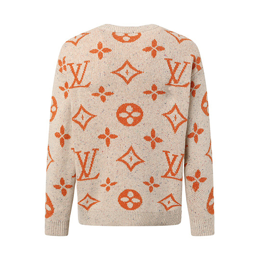 ルイヴィトン ロゴジャカード長袖セーター