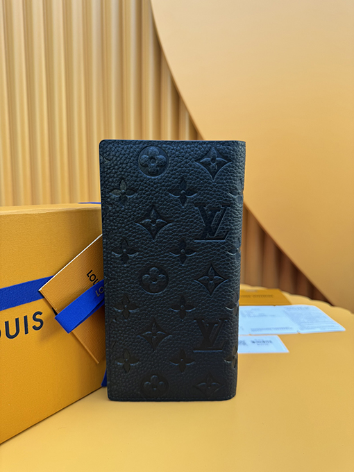 ルイヴィトン Monogram エンボスのソフト牛革ブラザウォレット M69038