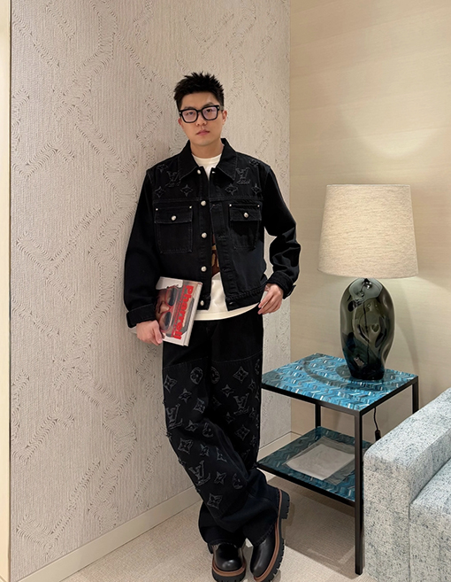 ルイヴィトン カットアウトトラックコート